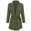 2017 Sale Trench Coat For Women New Fashion Front Open Outwear Tunic Solid Windbreak regular slim solid polyester casual