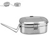 Free Shipping Stainless Steel Bento Box Student Tableware Portable Dinner Bucket Food Container Kitchen Dinnerware