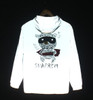 Free shipping Spring autumn women men 3m reflective jacket windbreaker hooded coat sportwear jacket men