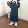Free Shipping Spring Autumn female slim hip jeans skirt women new summer women cotton denim skirt sexy solid jeans Long skirt