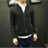 Free Shipping Slim Sweater Jacket For Men 2017 New Autumn Teenage Boy Cardigan Outerwear Male Clothing Zipper Fashion