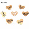 Free Shipping Rose Gold Stainless Steel Floating Locket Plates for Regular Heart Locket (7 kinds, 7 pcs per kind) LFP_248