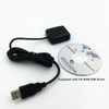 Free Shipping PC Navigation USB drive GPS Receiver Module Antenna GMOUSE 0183 NMEA Output USB Replace VK-162 GlobalSat BU-353s4