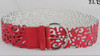 Free shipping new popular european fashion trench punk cutout flower cummerbund decoration wide strap belt female belts women