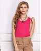 Free Shipping New 2018 Fashion Women Chiffon Sleeveless Shirt Vest Vest Tank Tops Blouse Waistcoat 7