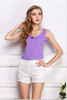 Free Shipping New 2018 Fashion Women Chiffon Sleeveless Shirt Vest Vest Tank Tops Blouse Waistcoat 7