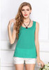 Free Shipping New 2018 Fashion Women Chiffon Sleeveless Shirt Vest Vest Tank Tops Blouse Waistcoat 7