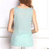 Free Shipping New 2018 Fashion Women Chiffon Sleeveless Shirt Vest Vest Tank Tops Blouse Waistcoat 7