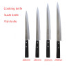Free Shipping MISGAR Stainless Steel Kitchen Sashimi Salmon Knife Chef Raw Fish Fillet Knife Sashayed Cooking knives For Gift