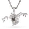 Looney Tunes x KING ICE - .925 Sterling Silver Taz Necklace