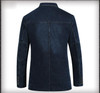 LONMMY Cowboy blazer jeans jacket men 80% Cotton Denim jacket men blazer Suits for men jaqueta Brand-clothing Casual M-4XL