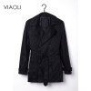 Long-sleeved men's long windbreaker 2017 spring / autumn fashion Slim double breasted jacket men's jacket cotton men's clothing