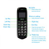 LONG-CZ J8 Magic voice bluetooth dialer cellphone FM mini cell bluetooth 3.0 earphone smallest cell phone mobile phone P040