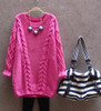 Long Sweater Women Autumn Winter Fashion O-Neck Twisted Chunky Cable Jumper Female Vintage Knitted Pullovers and Sweaters