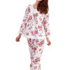 Long Sleeved Ladies Pajamas Set Cotton Pyjamas for Women Pijama Mujer Floral Print Sleepwear Homewear Nightgown Asia/Tag M-3XL Long Sleeved Ladies Pajamas Set Cotton Pyjamas for Women Pijama Mujer Floral Print Sleepwear Homewear Nightgown Asia/Tag M-3XL