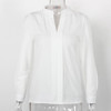 Long Sleeve Shirt Women Clothing 2017 Autumn Fashion Slim Chiffon Blouse V Neck Korean Elegant Ladies Office Shirts White Black Long Sleeve Shirt Women Clothing 2017 Autumn Fashion Slim Chiffon Blouse V Neck Korean Elegant Ladies Office Shirts White Black