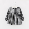 Long Sleeve Baby Girl Dress Plaid Girls Clothing Infant Bebes 1 Year Birthday Dress Soft Clothes Cotton Dress For Girl