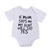 Casual Newborn Infant Baby Boy Girl Bodysuit Cotton Letter Print Jumpsuit Bodysuit Kids One Pieces Outfit
