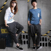 Casual Men Women Hip Hop Harem Pants Drop Crotch Sweatpants Trousers Slacks