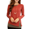Casual Long Sleeve Shirt Women 2018 Spring Autumn Side Zipper Blouse Fashion Office Ladies Tops Tunic Camisa Mujer Blusas