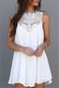 Casual Dresses for Woman 2017 Sleeveless Dresses Summer Fit Mini Beach Sexy Short White Lace Women Dress Plus Size