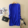 Cashmere long sweater 2018 Autumn Winter women sweaters and pullovers Sexy V-Neck Knitted Sweater Women Tops Pull Femme Hiver