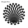 3D Vortex Illusion Rug