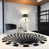 3D Vortex Illusion Rug