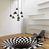 3D Vortex Illusion Rug