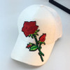 2017 Unisex Baseball Cap women men lovely Applique Floral Baseball Cap casuan Snapback Flat Hat high quality Casquette Gorras #5