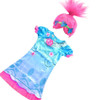 2017 Trolls Clothes Carnival Costumes Kids Dress For Girls Trolls Poppy Baby Dress Party Clothing Dress+Hair Accessories