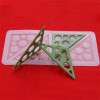 2017 Triangles Silicone Cake Mold Sugar Craft Fondant Mould Chocolate Molds Baking Tools For Cakes Birthday Cake Border Stencil
