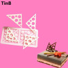 2017 Triangles Silicone Cake Mold Sugar Craft Fondant Mould Chocolate Molds Baking Tools For Cakes Birthday Cake Border Stencil