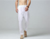 2017 Top Selling Solid Spring Summer Men Linen Pants Trousers Big Size Casual Mens jogger Pants Size M-6XL