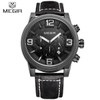 2017 Top Luxury Brand MEGIR Sports Watches Men's Quartz Chronograph Big Dial Clock Leather Wrist Watch relogio masculino relojes