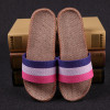 2017 Summer Unisex New Linen Slippers Couples Bedroom Indoor Shoes Anti-skid slippers