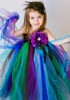 2017 Summer Tulle Flower Girl Dresses Baby Kids Party Pageant Dress For Girl Flower Girl Tutu Dress peacock Dress Multi color 2017 Summer Tulle Flower Girl Dresses Baby Kids Party Pageant Dress For Girl Flower Girl Tutu Dress peacock Dress Multi color