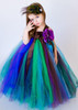 2017 Summer Tulle Flower Girl Dresses Baby Kids Party Pageant Dress For Girl Flower Girl Tutu Dress peacock Dress Multi color 2017 Summer Tulle Flower Girl Dresses Baby Kids Party Pageant Dress For Girl Flower Girl Tutu Dress peacock Dress Multi color