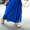 LASPERAL2017 New Chiffon Pants Women Solid Casual Loose Trousers High Waist With Pockets Wide Leg Pants Femme Elegant Pantalones