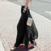 LASPERAL2017 New Chiffon Pants Women Solid Casual Loose Trousers High Waist With Pockets Wide Leg Pants Femme Elegant Pantalones