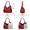 Lanzhixin Women Leather Handbags Women Messenger Bags Designer Crossbody Bag Women Tote Shoulder Bag Top-handle Bags Vintage 518