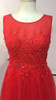 LANSITINA Sexy O-Neck A-Line Sweep Train Tulle Lace Evening Dress Bare Back Cheap Prom Dresses Robe De Soiree Party Dress