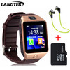 LANGTEK Smart Watch DZ10 for Apple android phone support SIM card reloj inteligente smartwatch pk gt08 wearable smart electronic