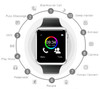 LANGTEK Bluetooth Smart Watch A5 Sport WristWatch Support SIM TF Card Intelligent Bracelet For Android Phone With Camera