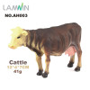 Lamwin Mini Hollow Type Plastic Farm Animal Toy Action Figure Simulation Horse Model Animation Figurine
