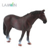 Lamwin Mini Hollow Type Plastic Farm Animal Toy Action Figure Simulation Horse Model Animation Figurine