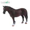 Lamwin Mini Hollow Type Plastic Farm Animal Toy Action Figure Simulation Horse Model Animation Figurine