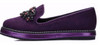 LALA IKAI Women Flats Loafers Rhinestone Flat Shoes Women Slip on Shoes for Women Suede Leather 60A0301-5