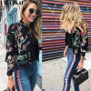 LALA IKAI Side Stripe Skinny Jeans Women Stretch High Waist Ankle Length Fashion Tassel Denim Boyfriend Jeans Female KWA0322-5