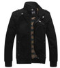 Jacket Men Casual jackets cotton washed coats Army Military Mens Stand collar Outerwear jaqueta masculina Coat parka